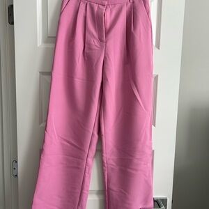 Abercrombie & Fitch Pink Wide Leg Pants